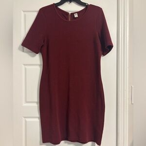 Old Navy Burgundy Mini Dress